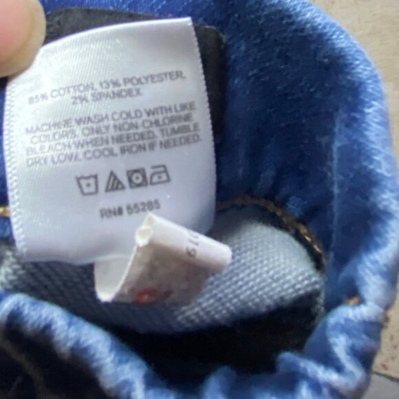 Blue Denim Jeggings Women Elastic Waist Back Pockets Comfortable Casual Wear - Picture 8 of 8